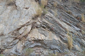 Layers of a Rocky Cliff