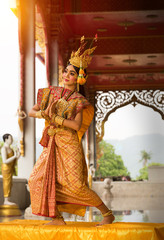 Khon thai traditional dance