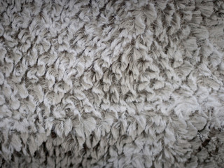 Synthesis fabric soft and fluffy texture background. Textile element,material for make scarf,sweater,covering body.