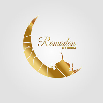 Ramadan greeting card with arabic calligraphy Ramadan Kareem eps 10 illustration