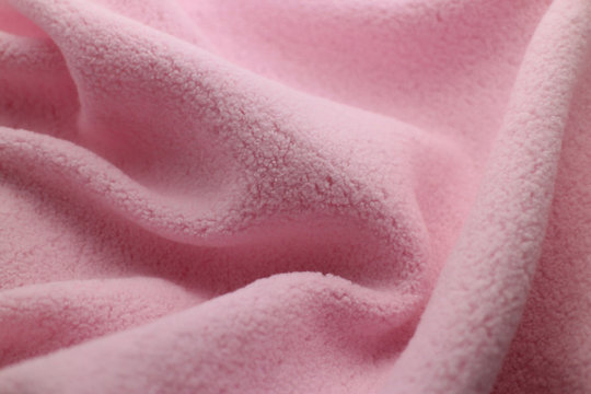 Soft Fleece Material In Pink Stock Photo, Picture and Royalty Free Image.  Image 24699360.