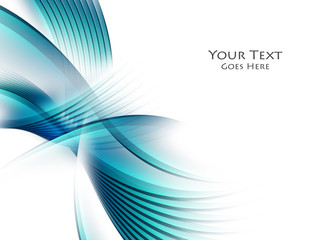 Colorful vector blue wavy background. Bright abstract illustration. Elements for your design. Eps10