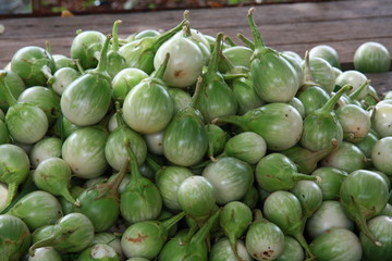 Eggplant and vegetable