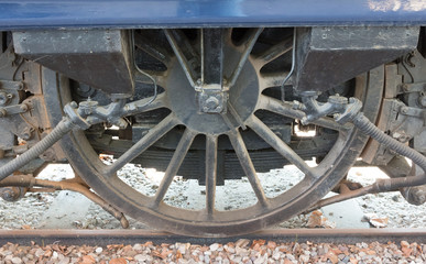 Steam locomotive wheels or steam train wheels