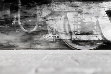 Steam locomotive wheels or steam train wheels