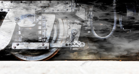 Steam locomotive wheels or steam train wheels