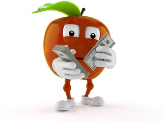 Apple character counting money