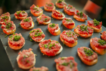 Catering / Canape mit Mett