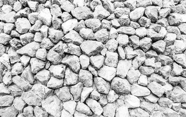 big white gravel or rock texture background, construction and building concept