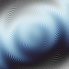 Digital art abstract pattern. Geometric horizontal background for creative design.