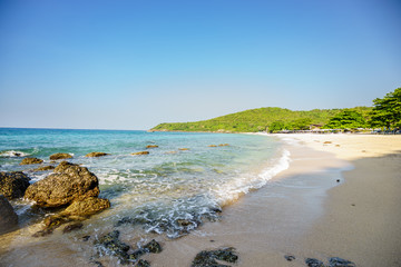 The islands in the East Sea of Thailand and the beautiful sky.