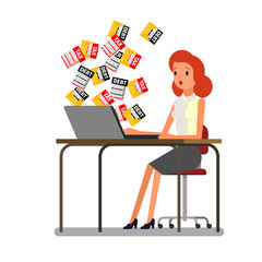 Concept of paying taxes.