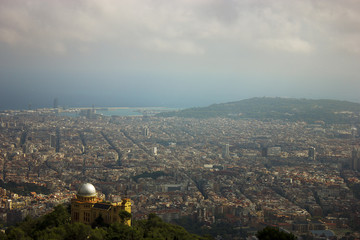 Fototapeta premium Barcelona cityscape