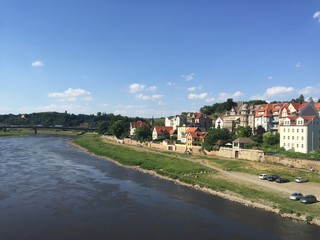 Fototapeta na wymiar Elbe bei Meißen