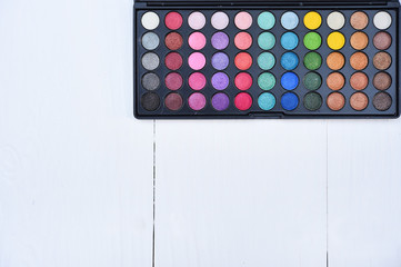 collection of make up and cosmetic beauty products arranged