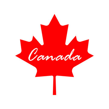 canada flag leaf icon