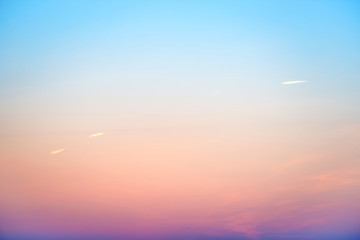 Obraz premium Sunset or sunrise colorful sky