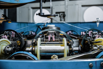 Fototapeta premium Coil with coiled wire.