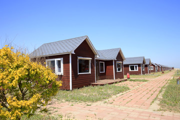 Fototapeta premium wooden houses