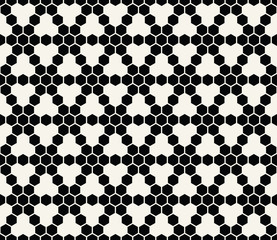 geometric hexagon seamless vector grid pattern background