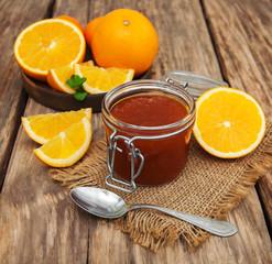 Delicious orange jam