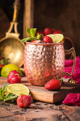 Moscow mule cocktail