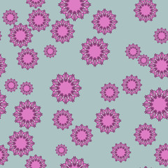 Fototapeta na wymiar Flower pattern vector, black line graphic pattern abstract vector background. Modern stylish texture.