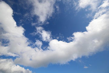 Obraz premium Blue sky and clouds