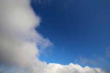 Blue sky and clouds