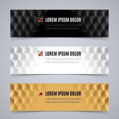Fototapeta premium Abstract Banners