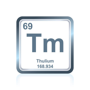 Chemical element thulium from the Periodic Table
