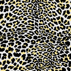 Fashion leopard exotic seamless pattern.