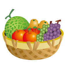 フルーツ盛り合わせ、果物盛り合わせ