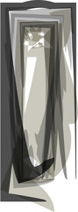 Abstract Letter l