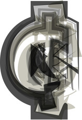 Abstract cent Symbol