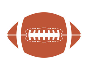 American football ball - vector icon