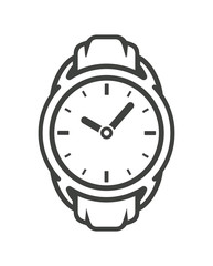 Hand watch vector icon