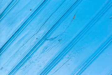 Obraz premium The old blue wood texture with natural patterns