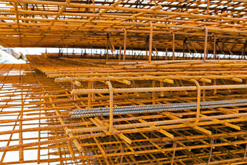 du fer pour la dalle de b&eacute;ton