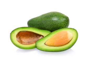 Avocado isolated on white background