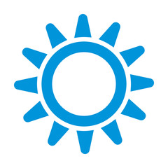 sun weather vector icon
