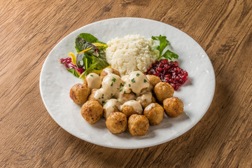 北欧風ミートボール　Swedish style meatball