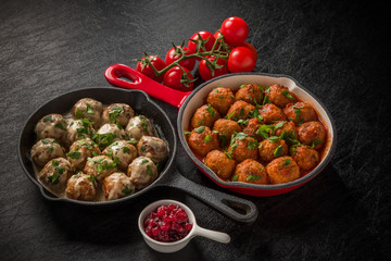 北欧風ミートボール　Swedish style meatball