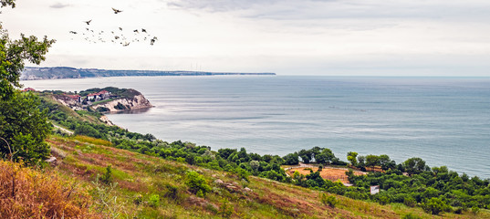 Thracian cliffs, Black sea coast, Bozhuret village, Dobrici region, Bulgaria