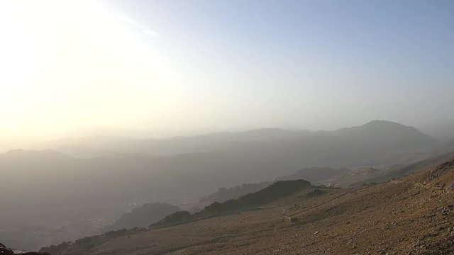 the view of the surrounding of Mount Sinai