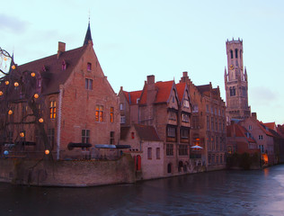 Fototapeta premium The fabulous medieval city of Bruges. Belgium.