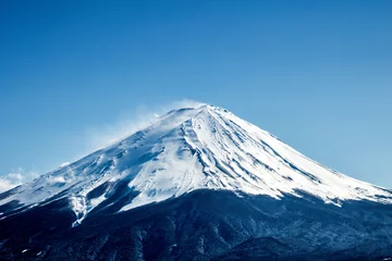 Cercles muraux Mont Fuji fuji Mountain blue sky