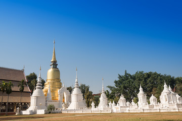 Fototapeta premium White and Golden Pagoda