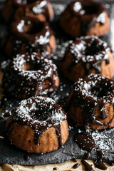 Mini chocolate kugelhopfs