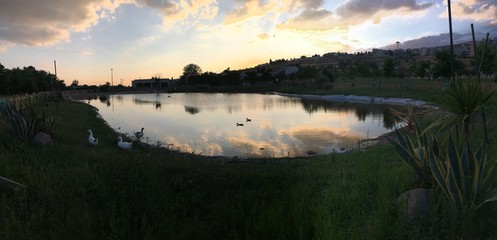 Aşık Veysel Rekreasyon Alanı panaromik çekim